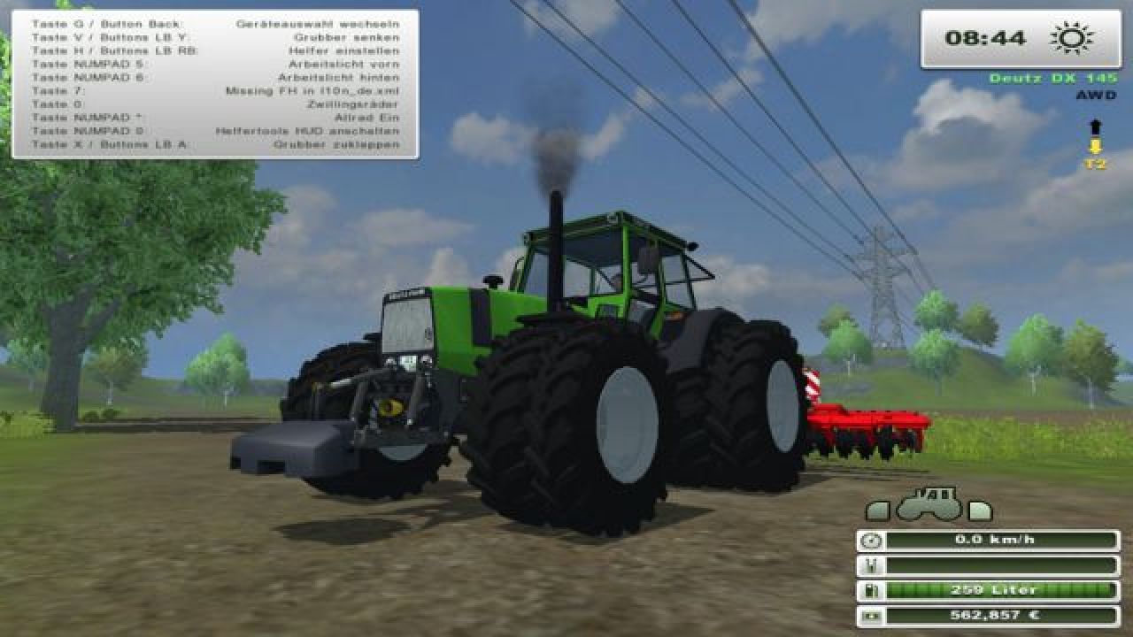 Deutz DX 145 v3 More Realistic