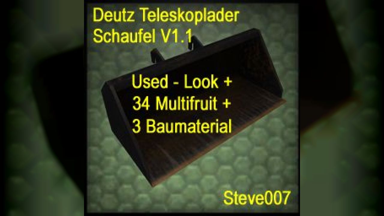 Deutz Teleskoplader-Schaufel V1.1 Used + Multifruit (37)