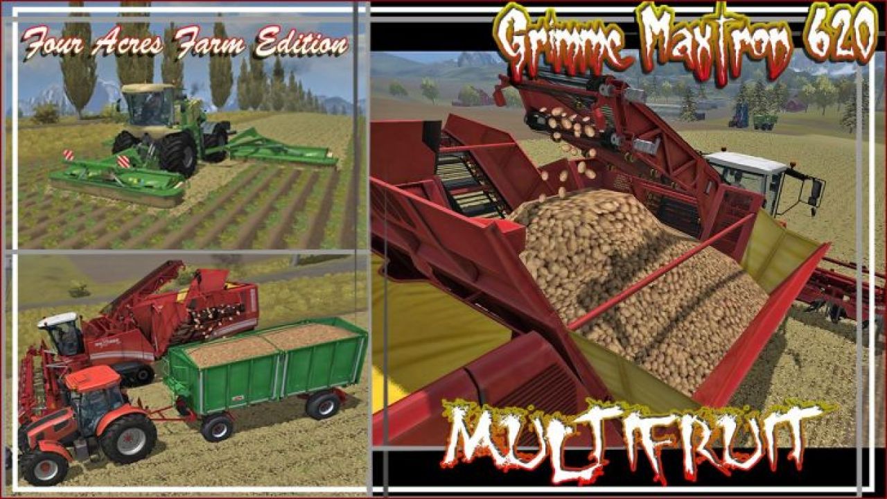 GRIMME MAXTRON 620 MULTIFRUIT PACK FOUR ACRES FARM USA