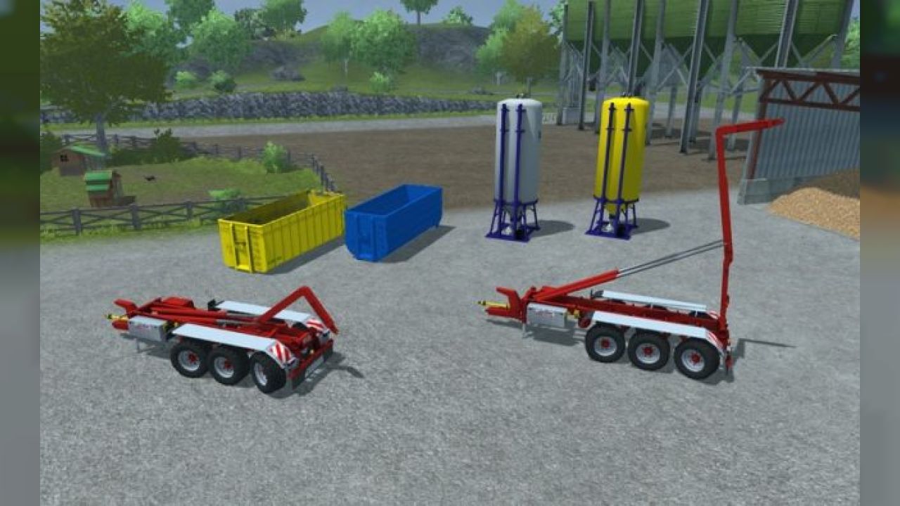 Hooklift Pack Trailer and implements v0.95 BETA