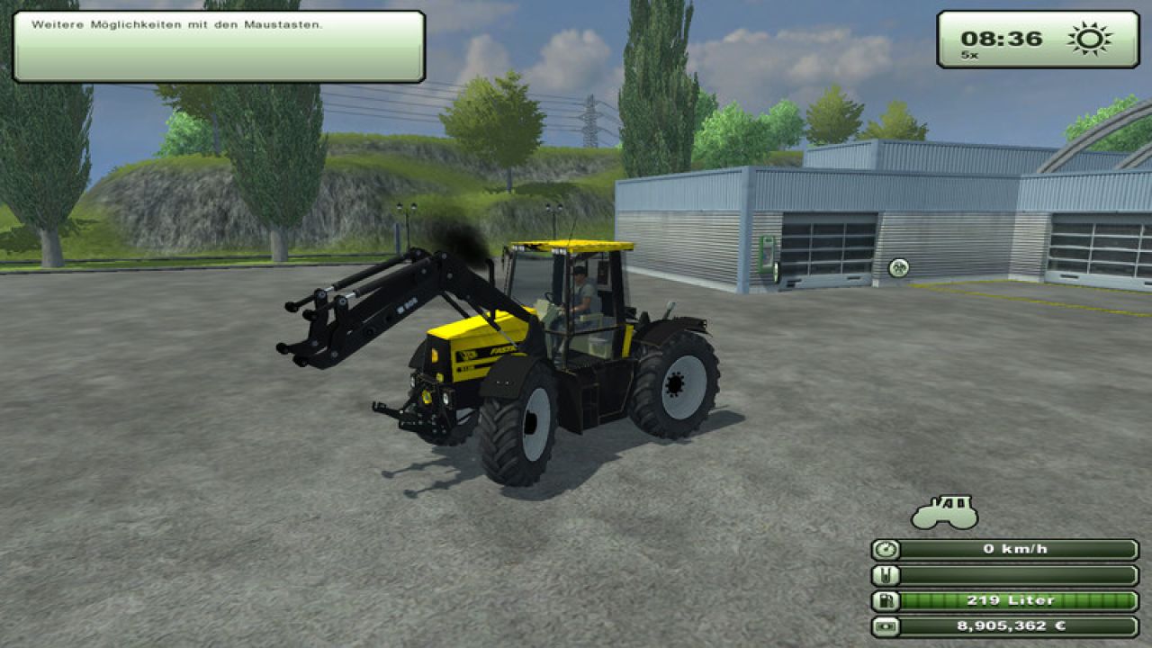 JCB Fastrac 2150 with frontloader