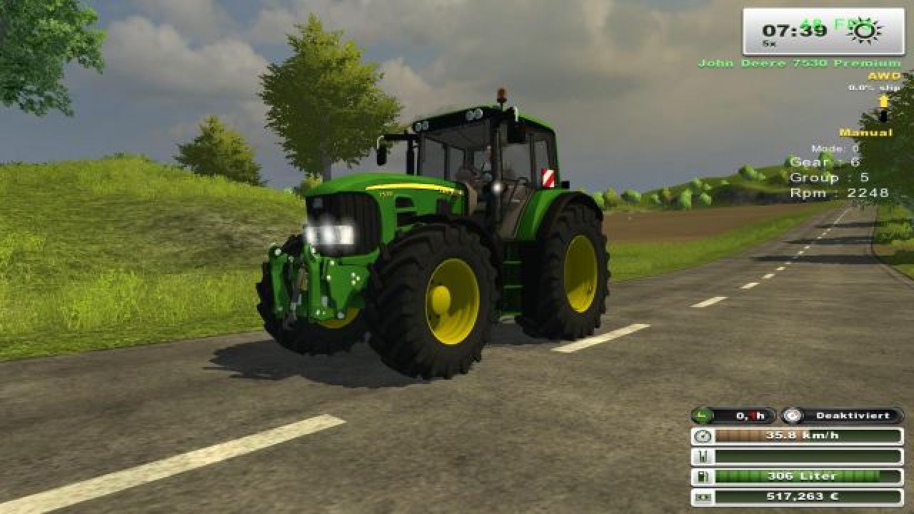 John Deere 7530 MR Powershift Beta