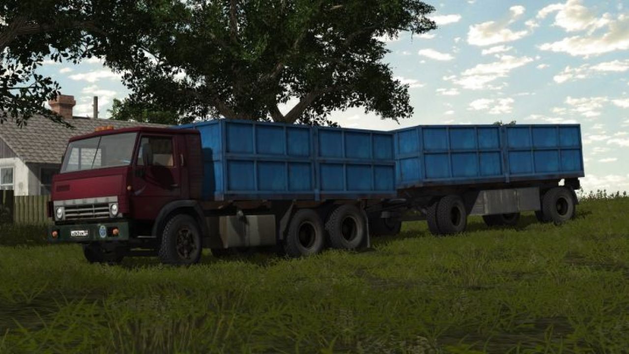 KAMAZ 5320 + trailer