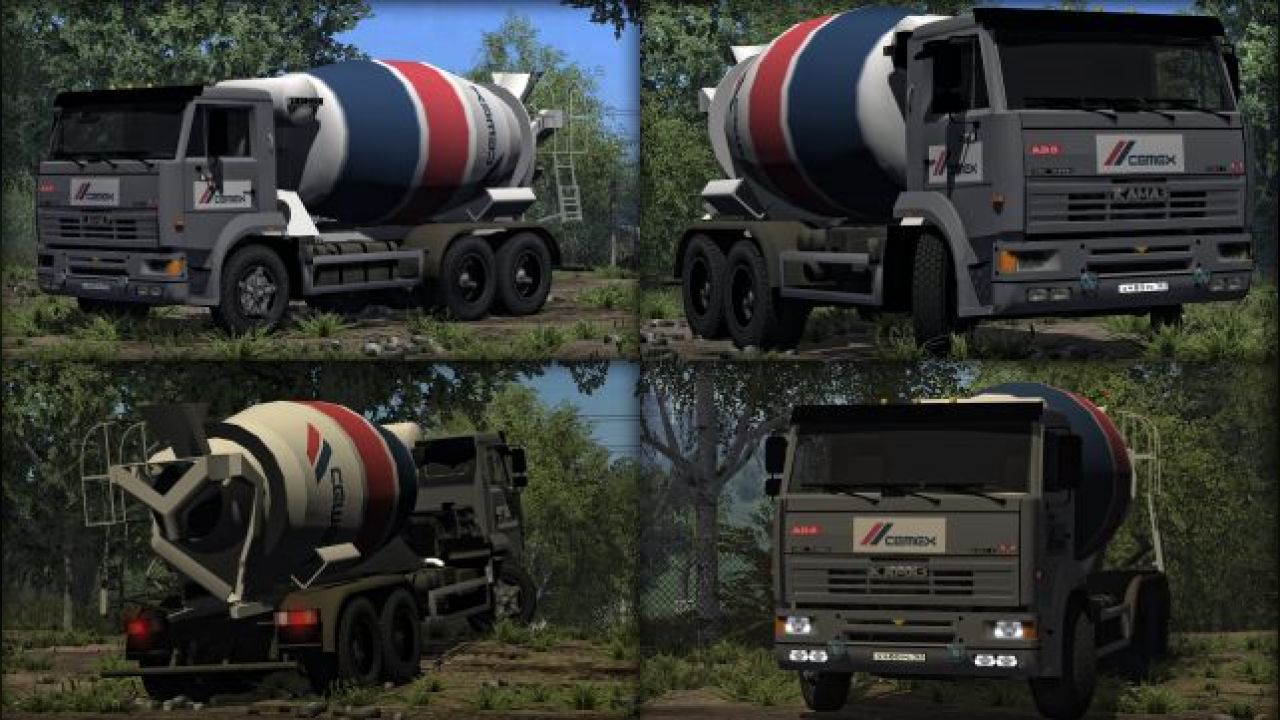 KamAZ 53215 Cementovoz v2.0