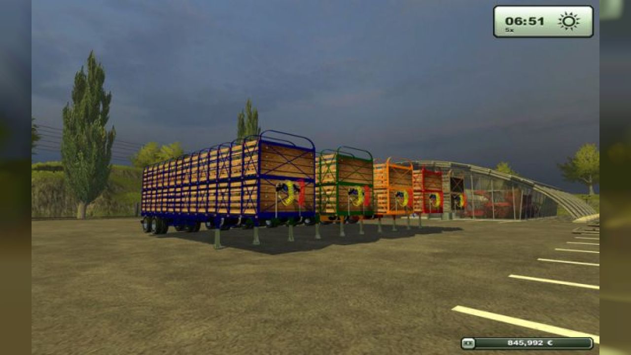 Livestock trailer pack