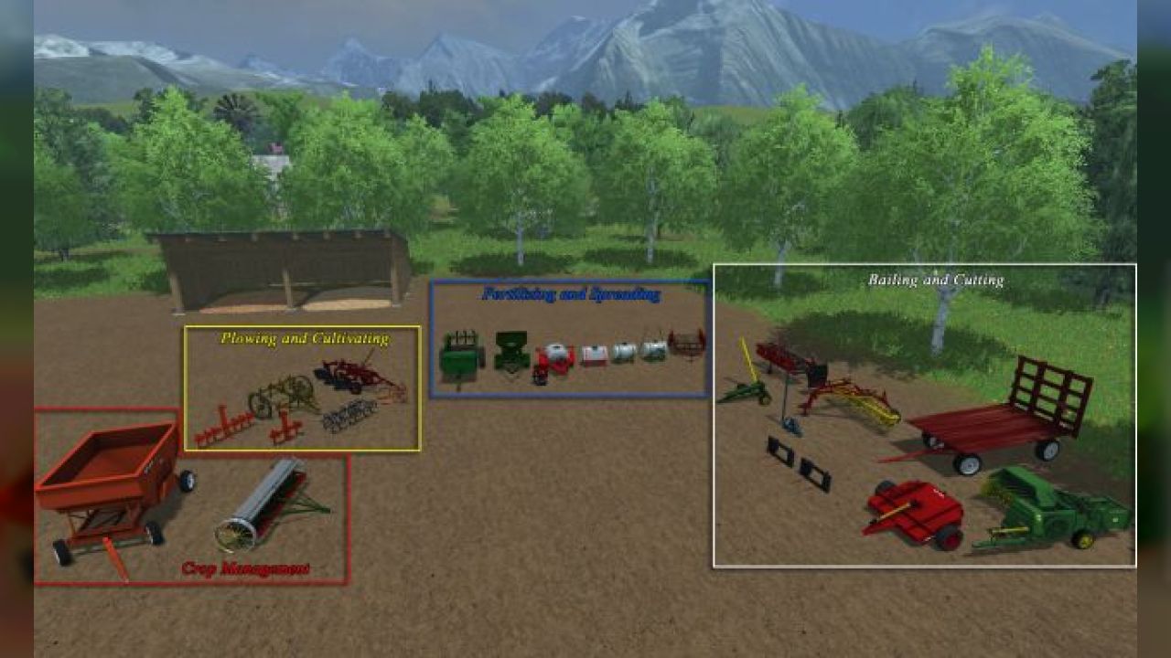 More Realistic Small Farm Implement Pack