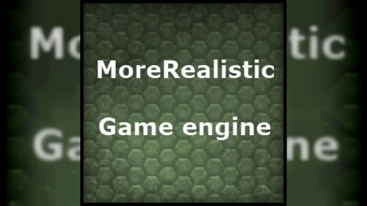 MoreRealistic Engine V1.3.40