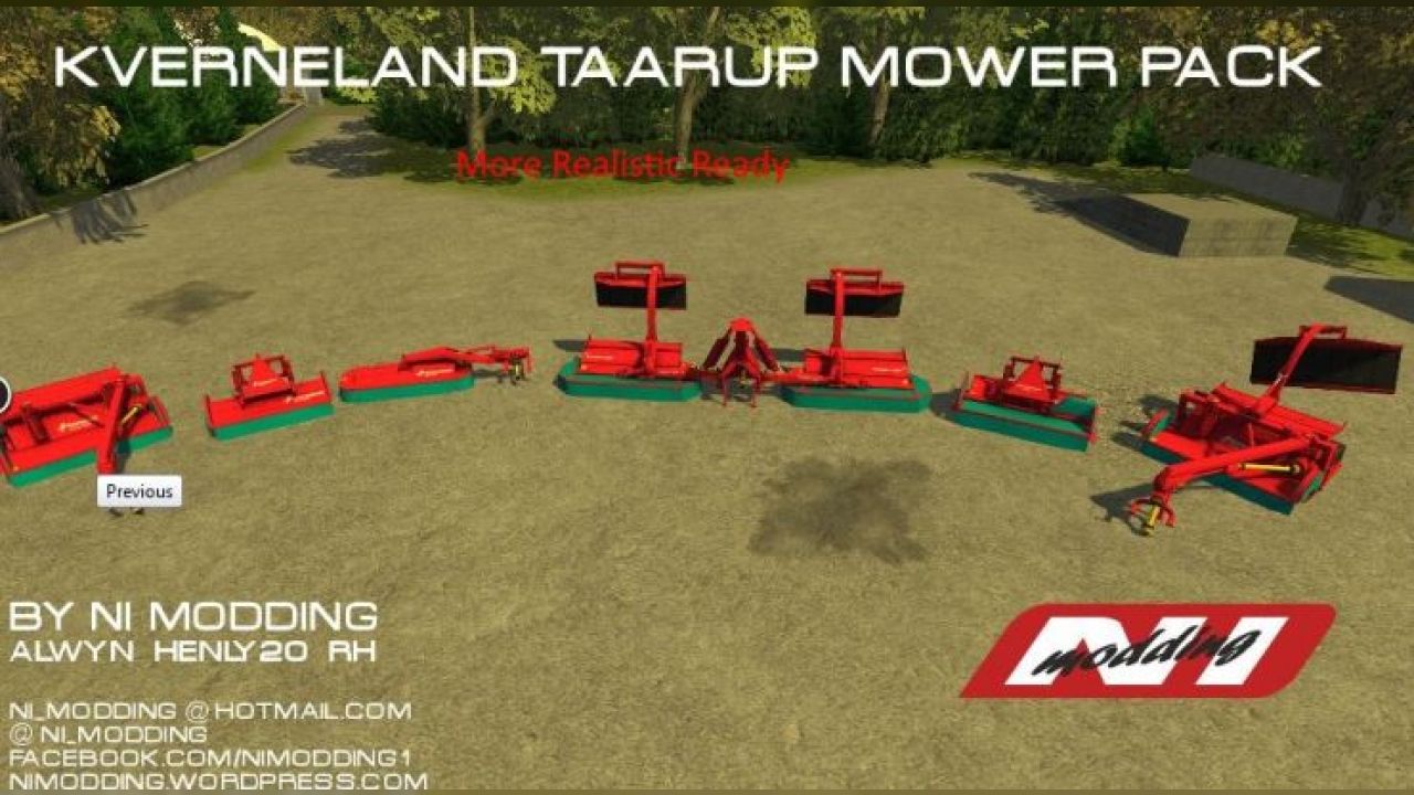 [MR] Kverneland Taarup Mower Pack