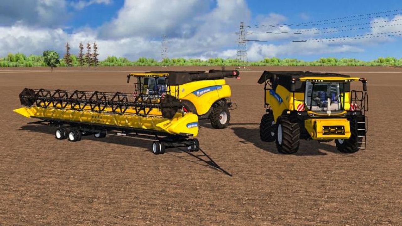 New Holland CR Combines More Realistic