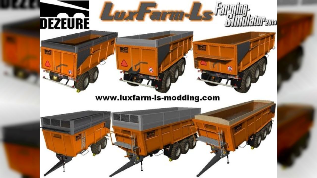 Pack 3 trailers Dezeure TT