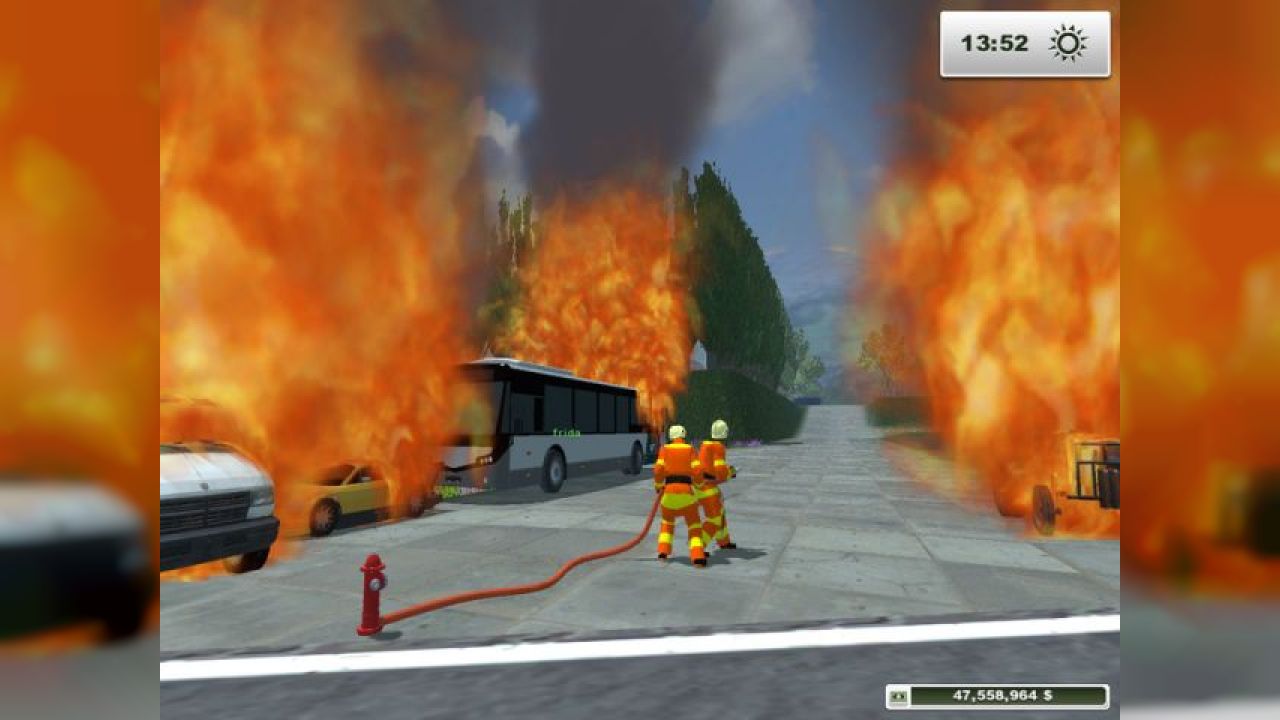 Placeable fire