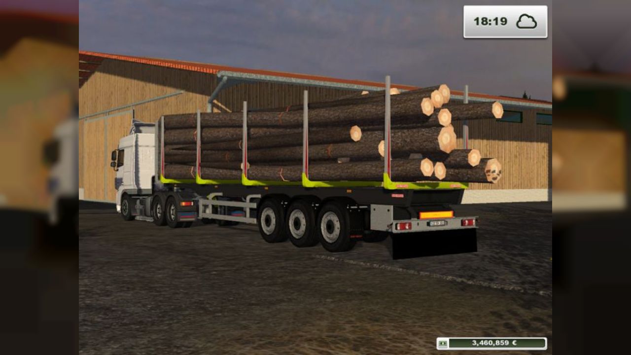 Riedler wood trailer