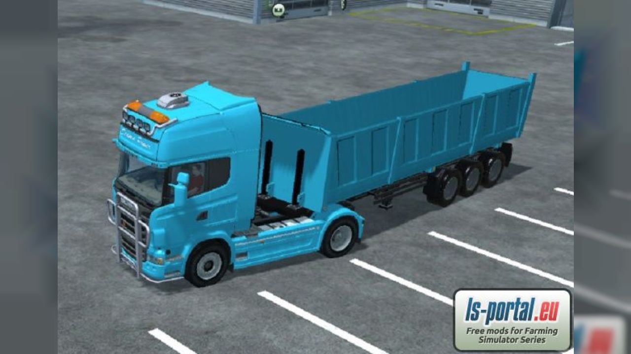 Scania R560 blue