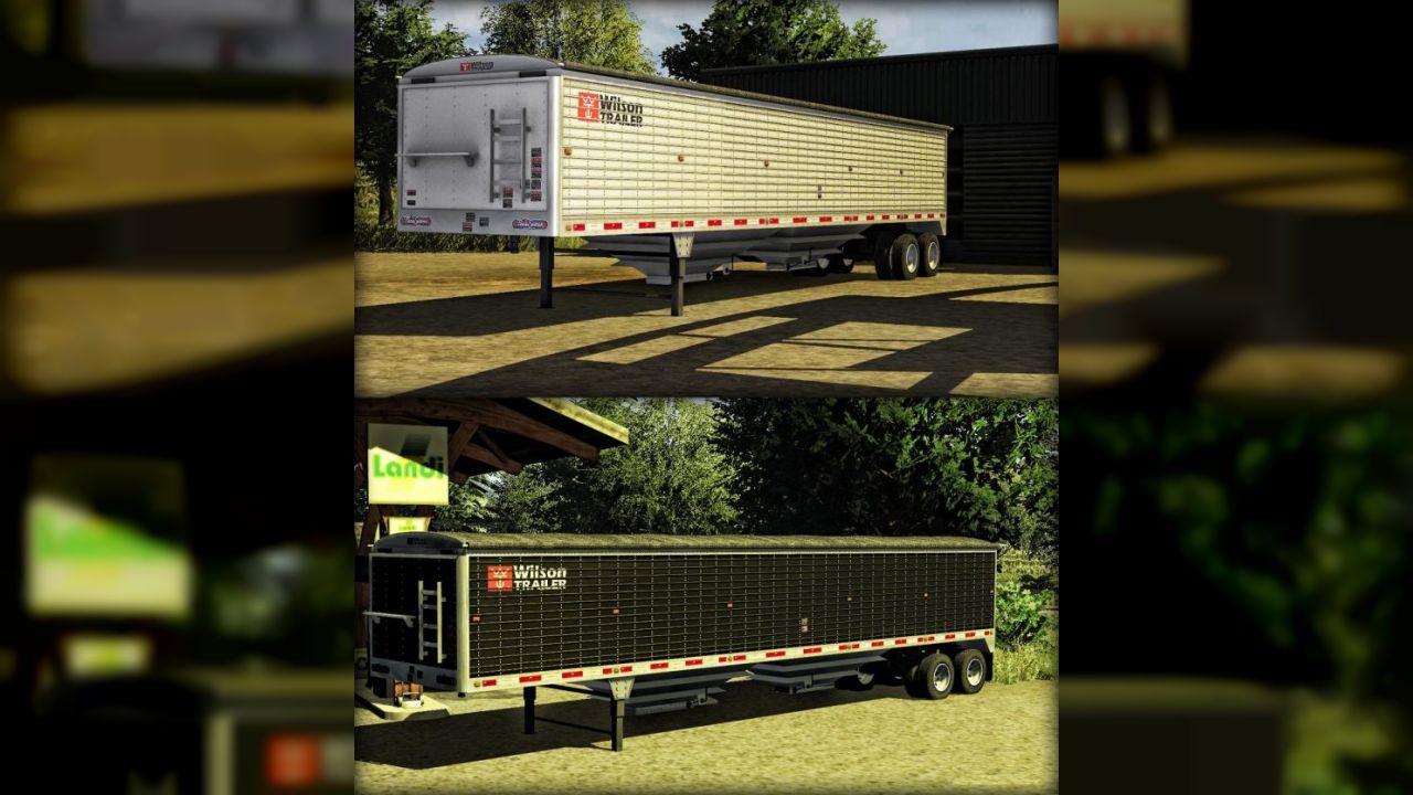 Wilson 2 axle grain trailer