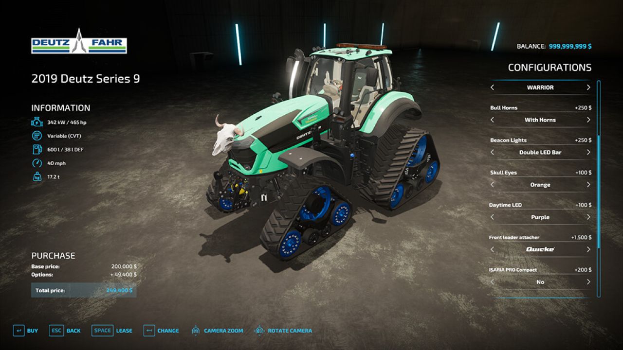 2019 Deutz Série 9