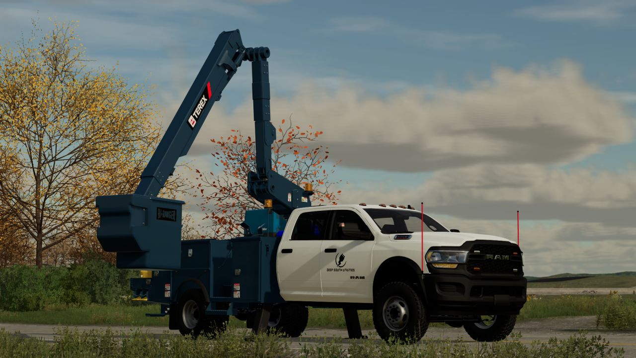 2020 Ram 5500 Bucket Truck FS22 - KingMods