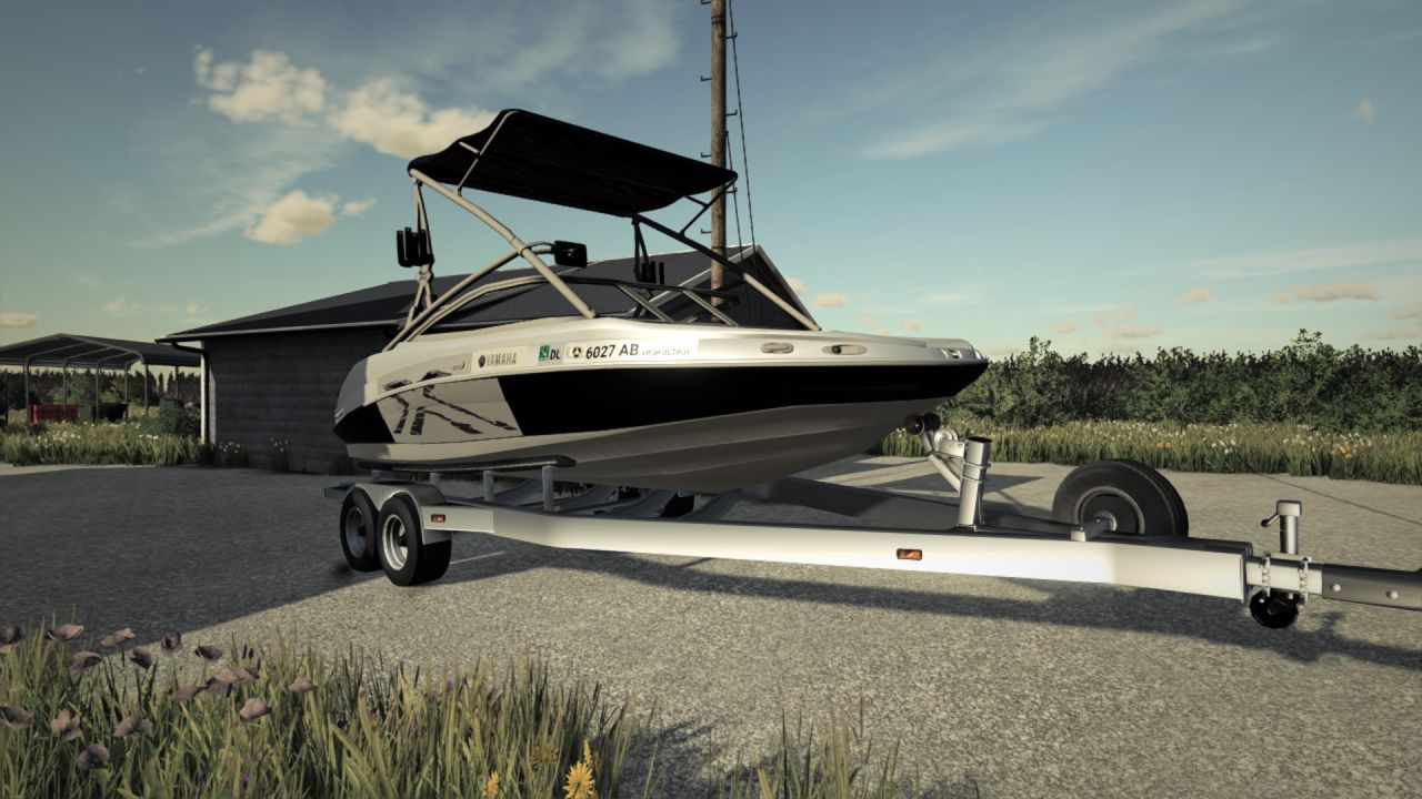 Barco de pesca y remolque Yamaha 212X