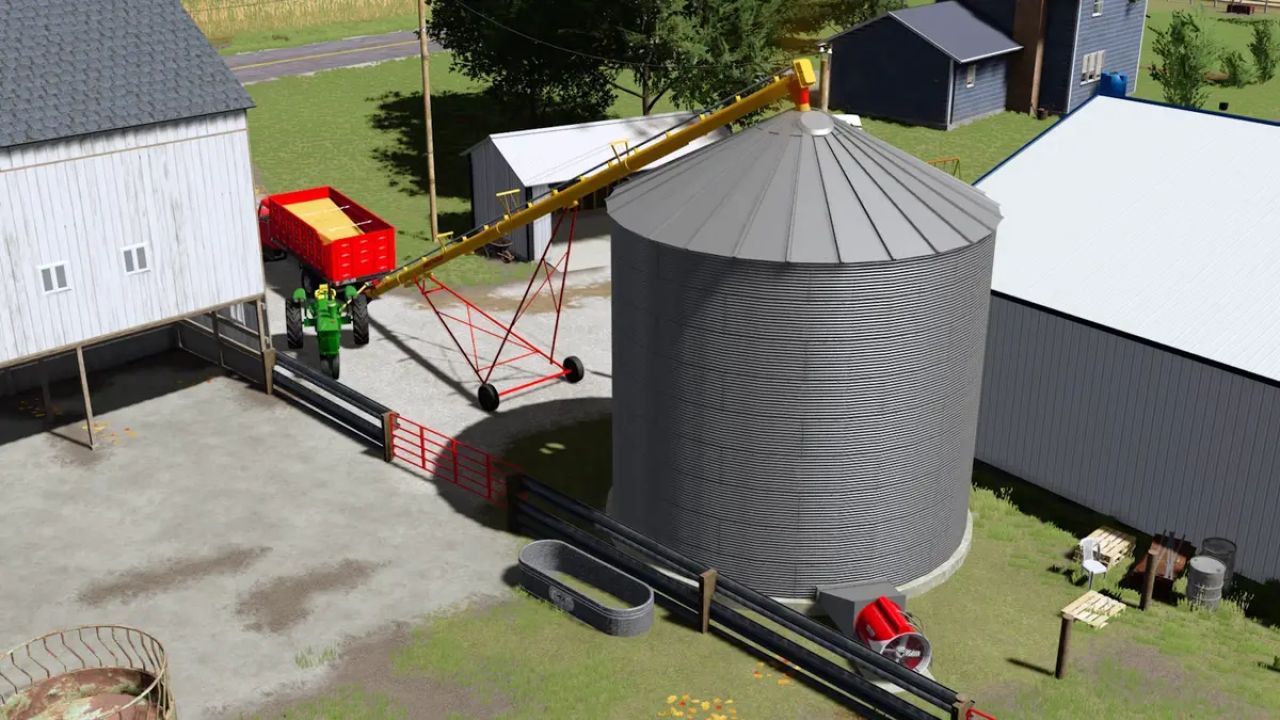 24 to 27 foot grain silos