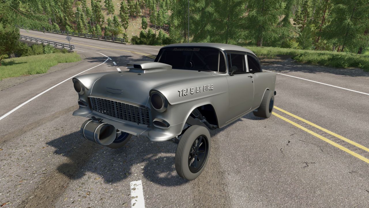 55 Chevy Old Race Car FS22 - KingMods