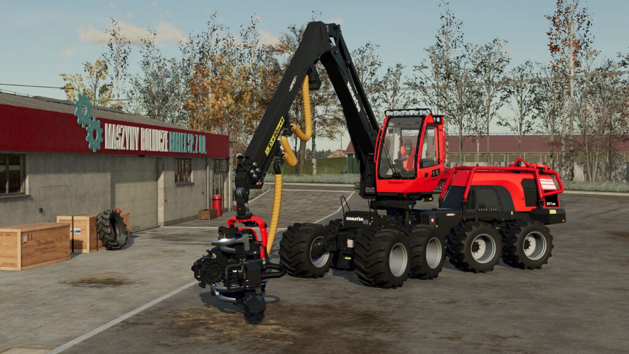 931XC Long Crane FS22 - KingMods