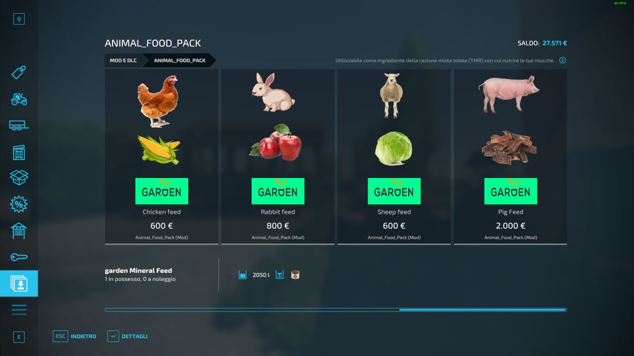 Animal Food Pack