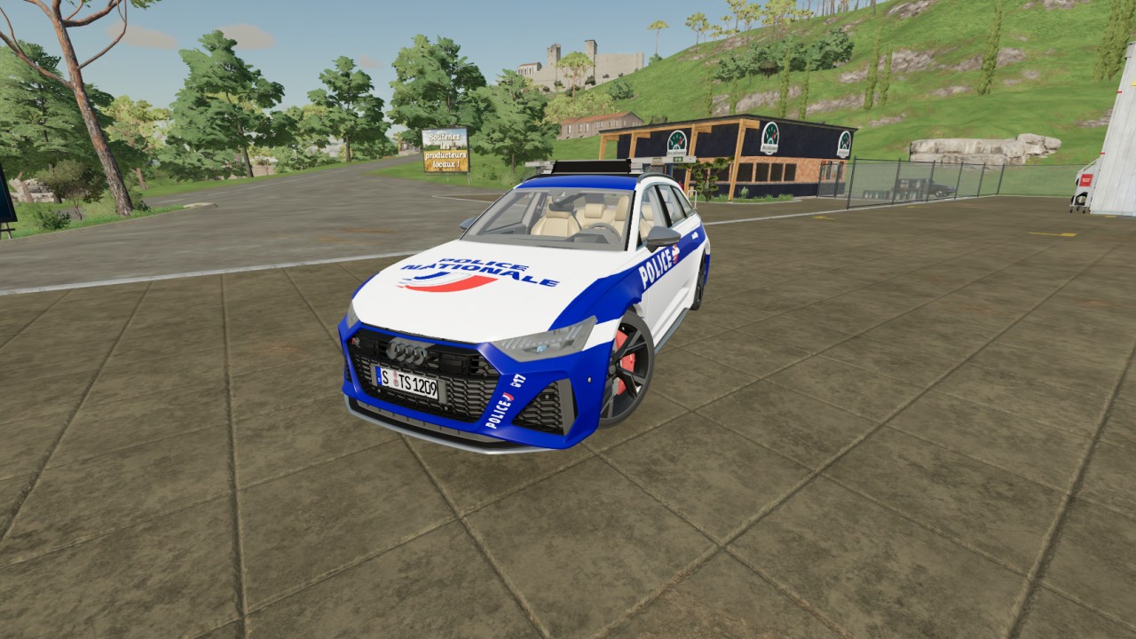 LS22 Audi RS6 Polizei FS22 Mods Farming Simulator 22 Mods FS19 Mods