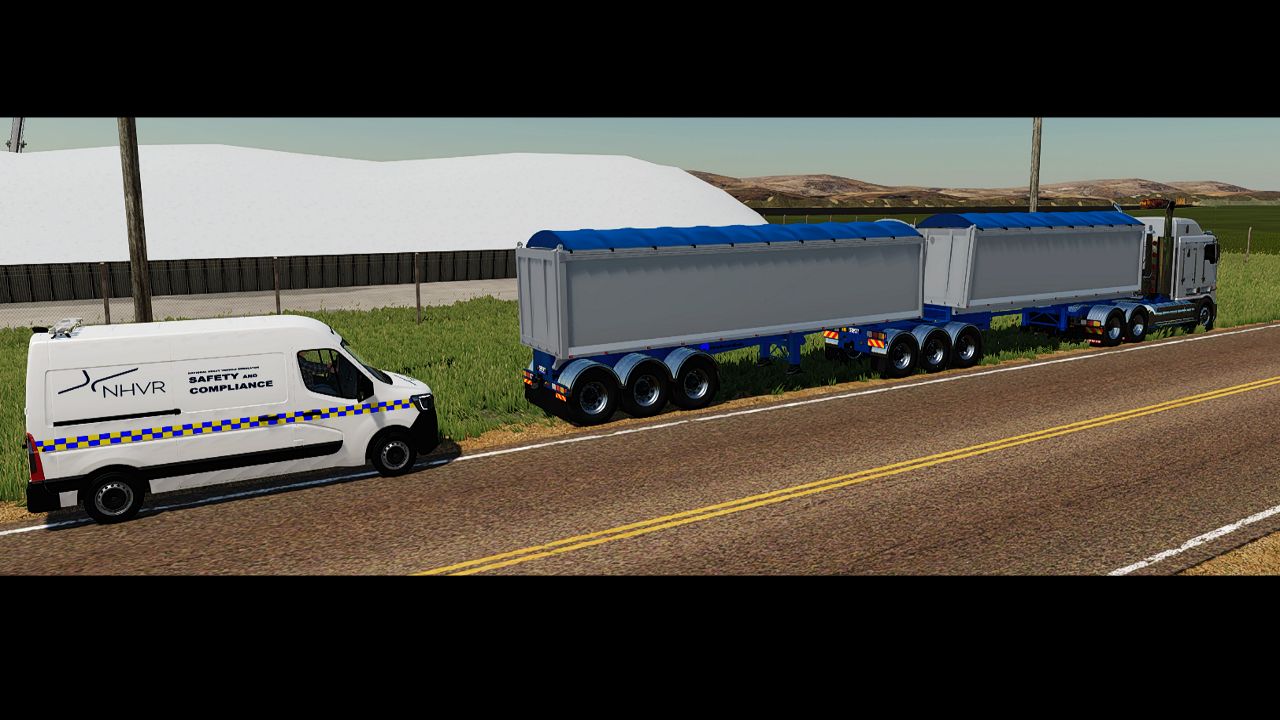 Australian B Double Tippers FS22 - KingMods