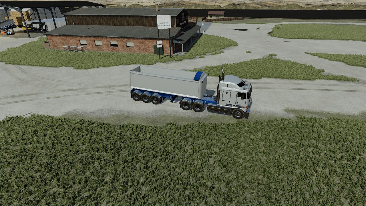 Australian B Double Tippers FS22 - KingMods