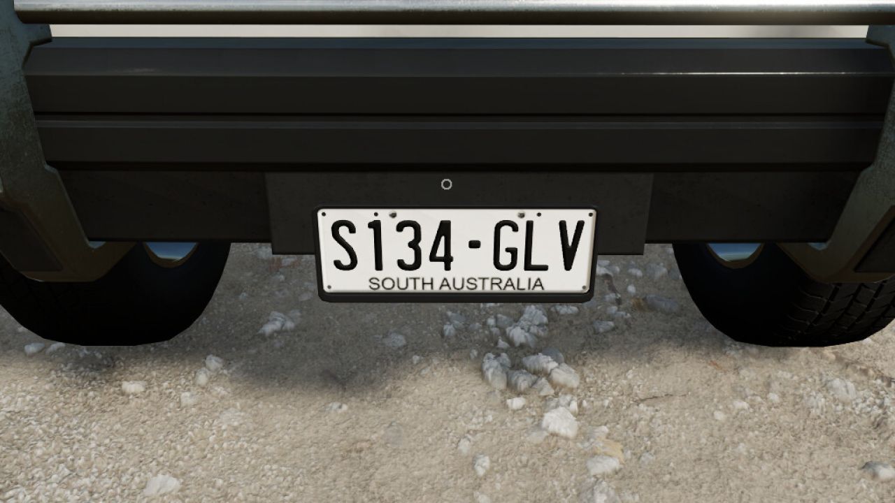 Australian License Plates (Prefab)