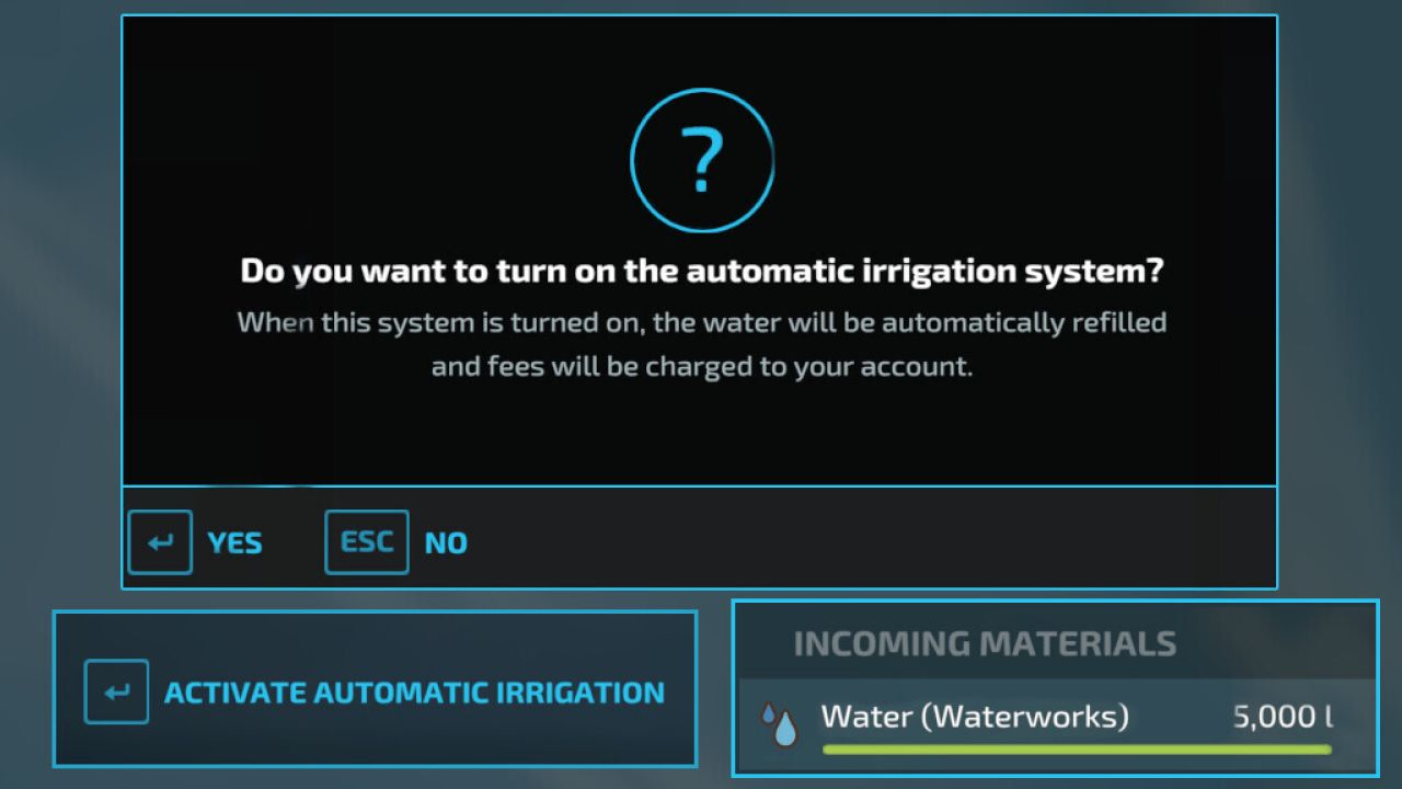 Sistema di irrigazione automatico