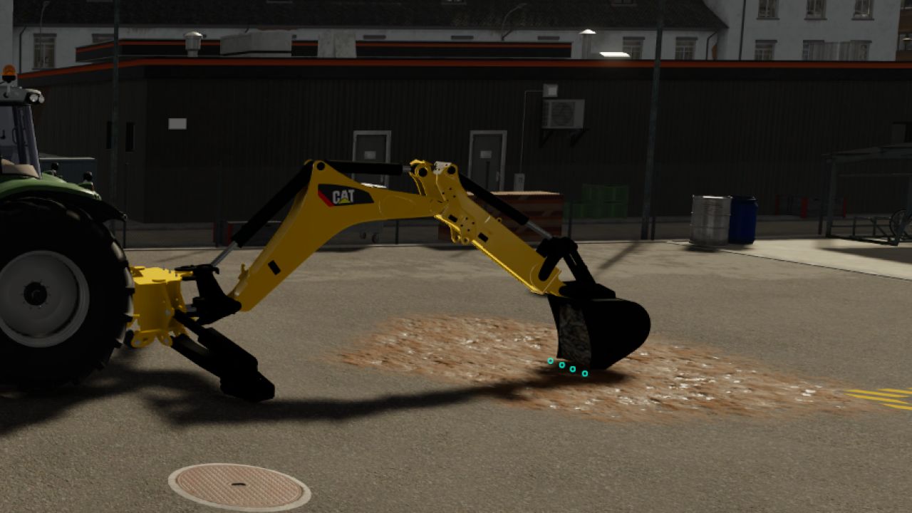 Backhoe for tractor 3-point hitch