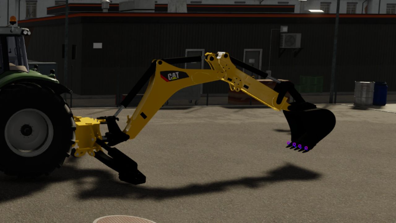 Backhoe for tractor 3-point hitch FS22 - KingMods