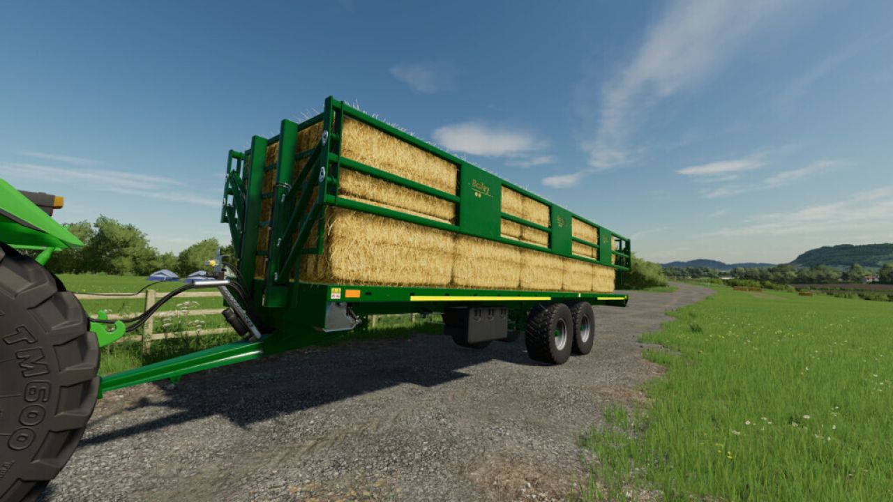 Bailey Bale And Pallet Trailer FS22 - KingMods