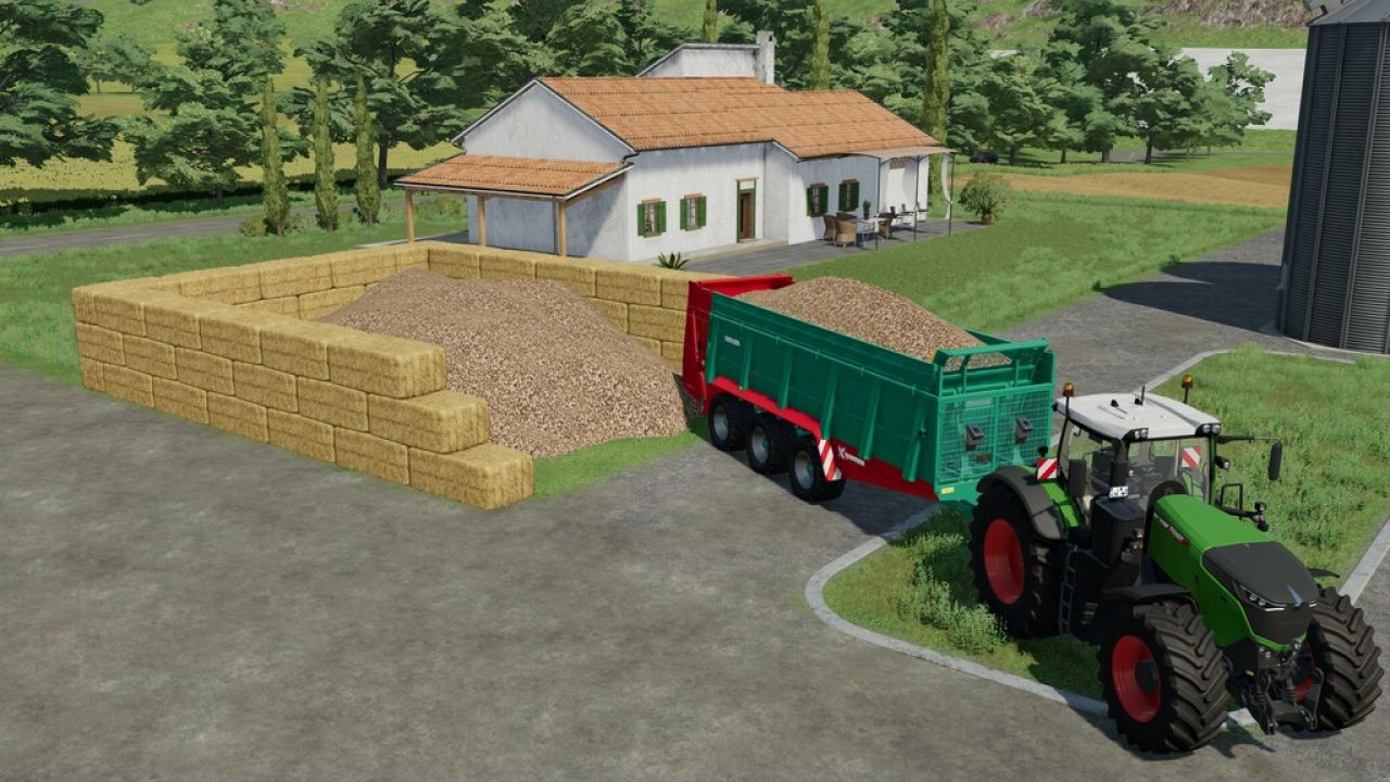 Bale Bunker For Sugarbeet