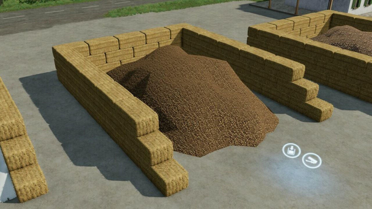 Bale Bunker For Sugarbeet