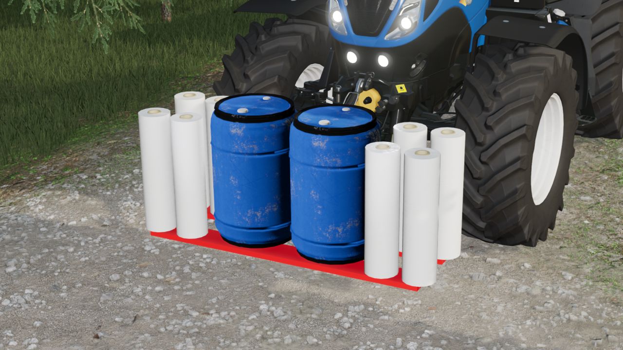 Balewrap/Silage Barrel Holder