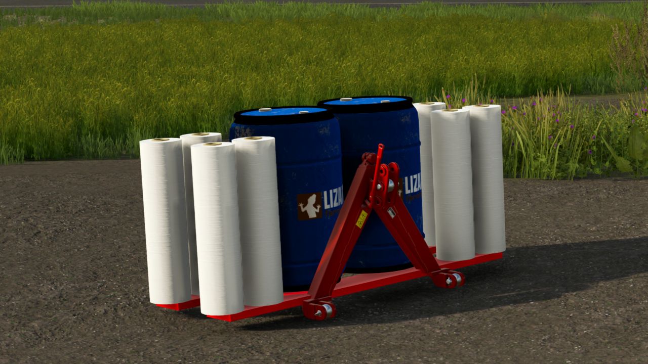 Balewrap/Silage Barrel Holder