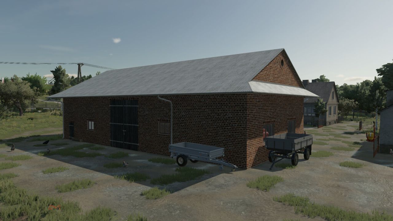 Barn With Garage And Chicken Coop