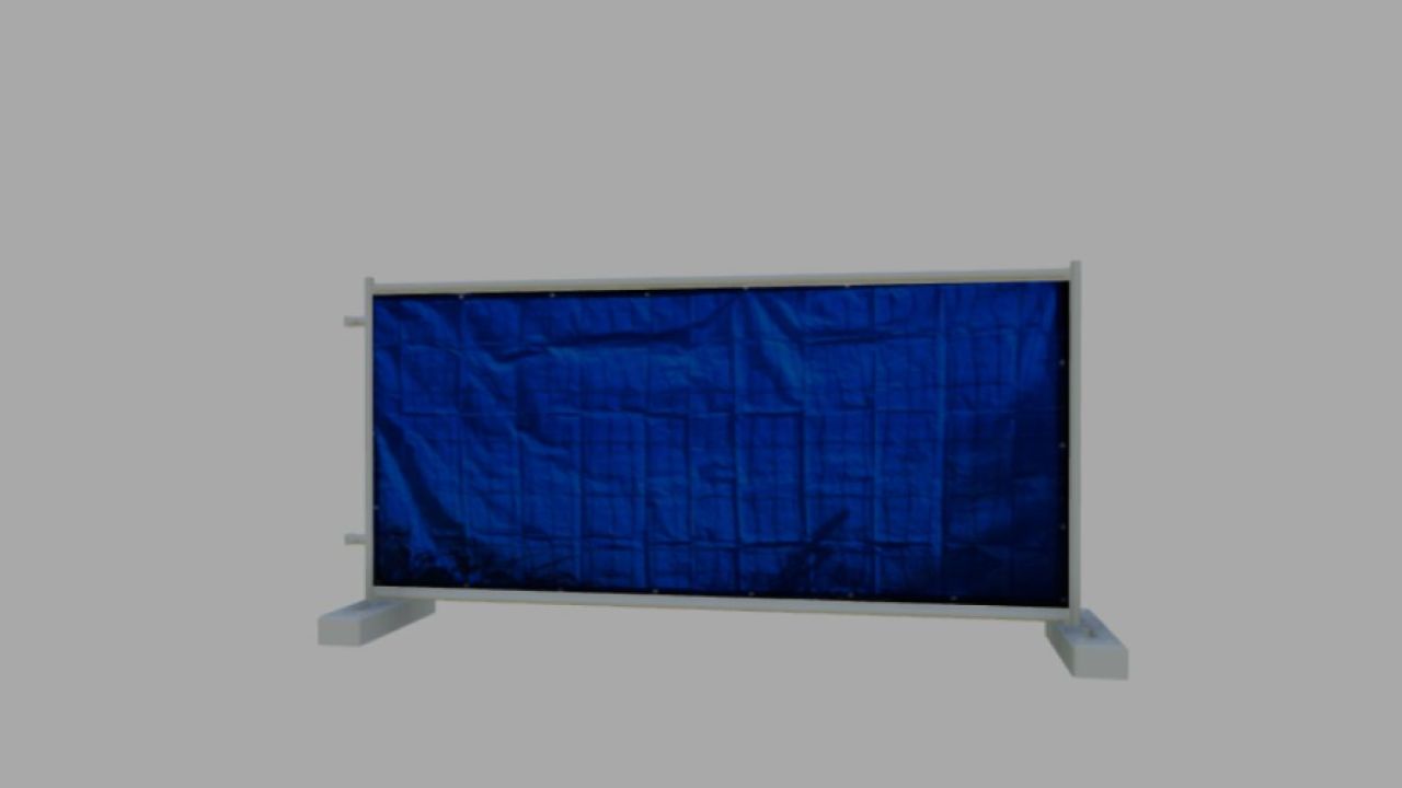 Barrier (Blue tarpaulin / Break Dance)