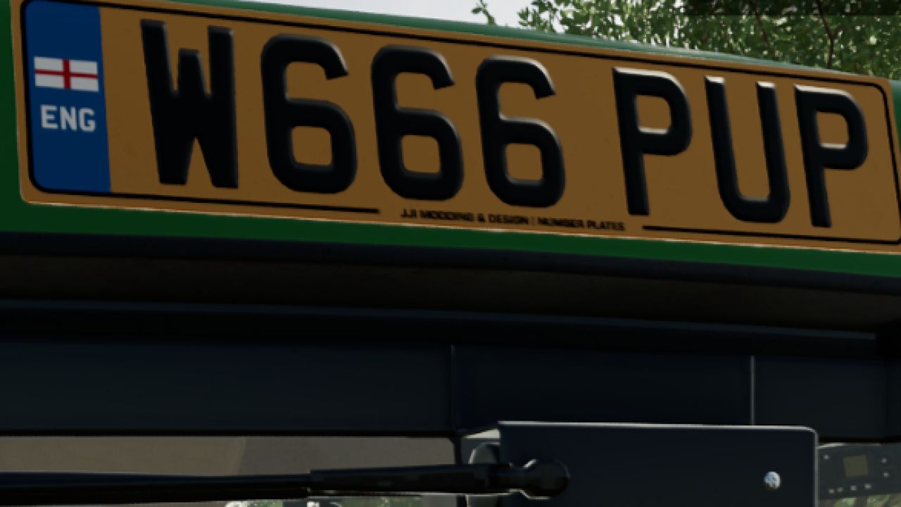 Base maps with UK car plates built-in