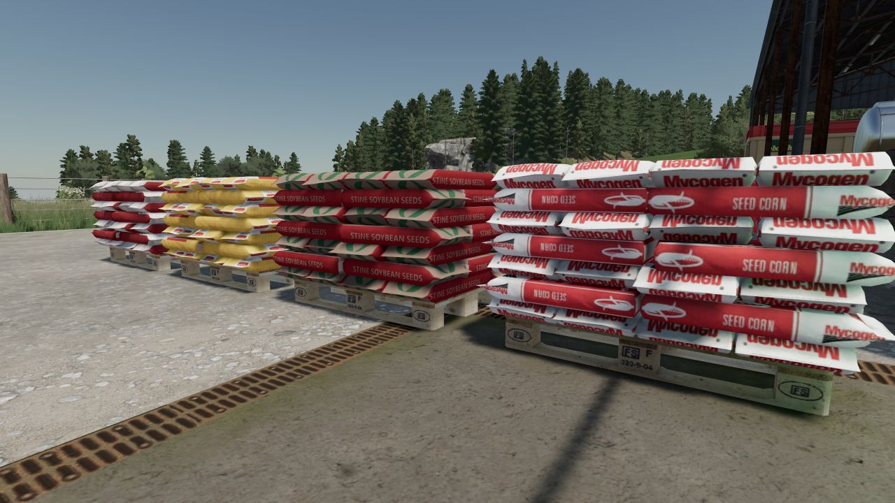 Branded seed pallets