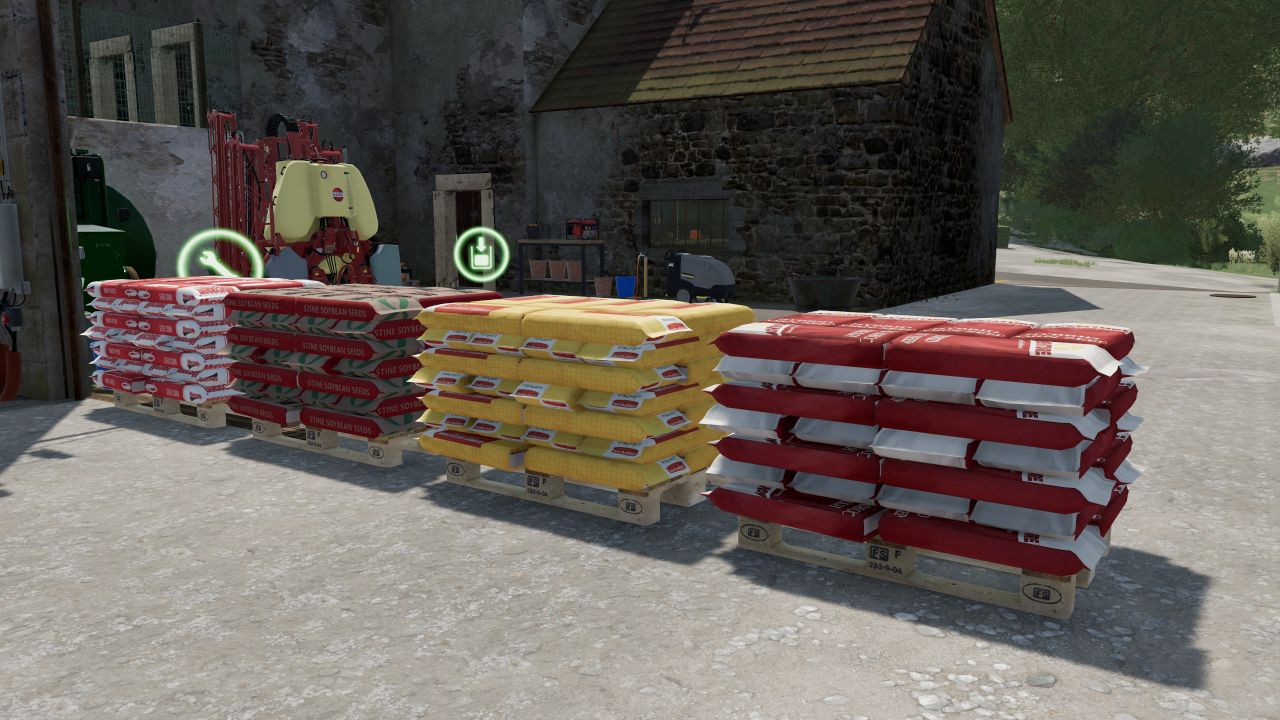 Branded seed pallets