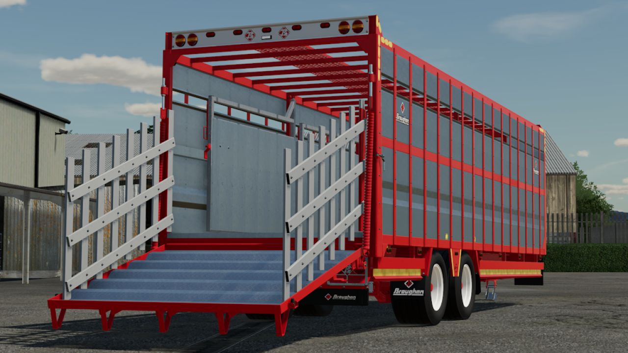 Broughan 28 Ft Animal Trailer