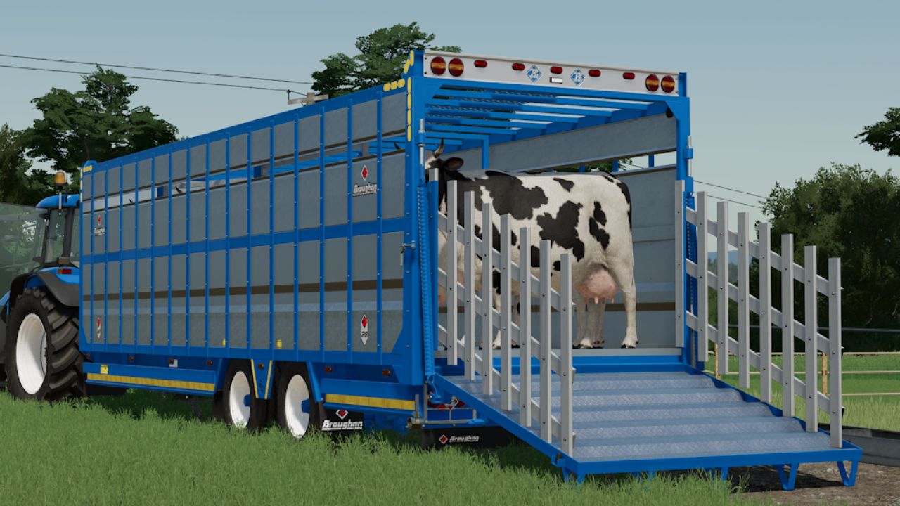 Broughan 28 Ft Animal Trailer