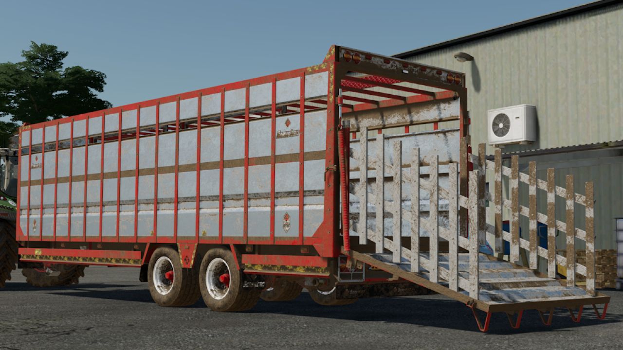 Broughan 28 Ft Animal Trailer