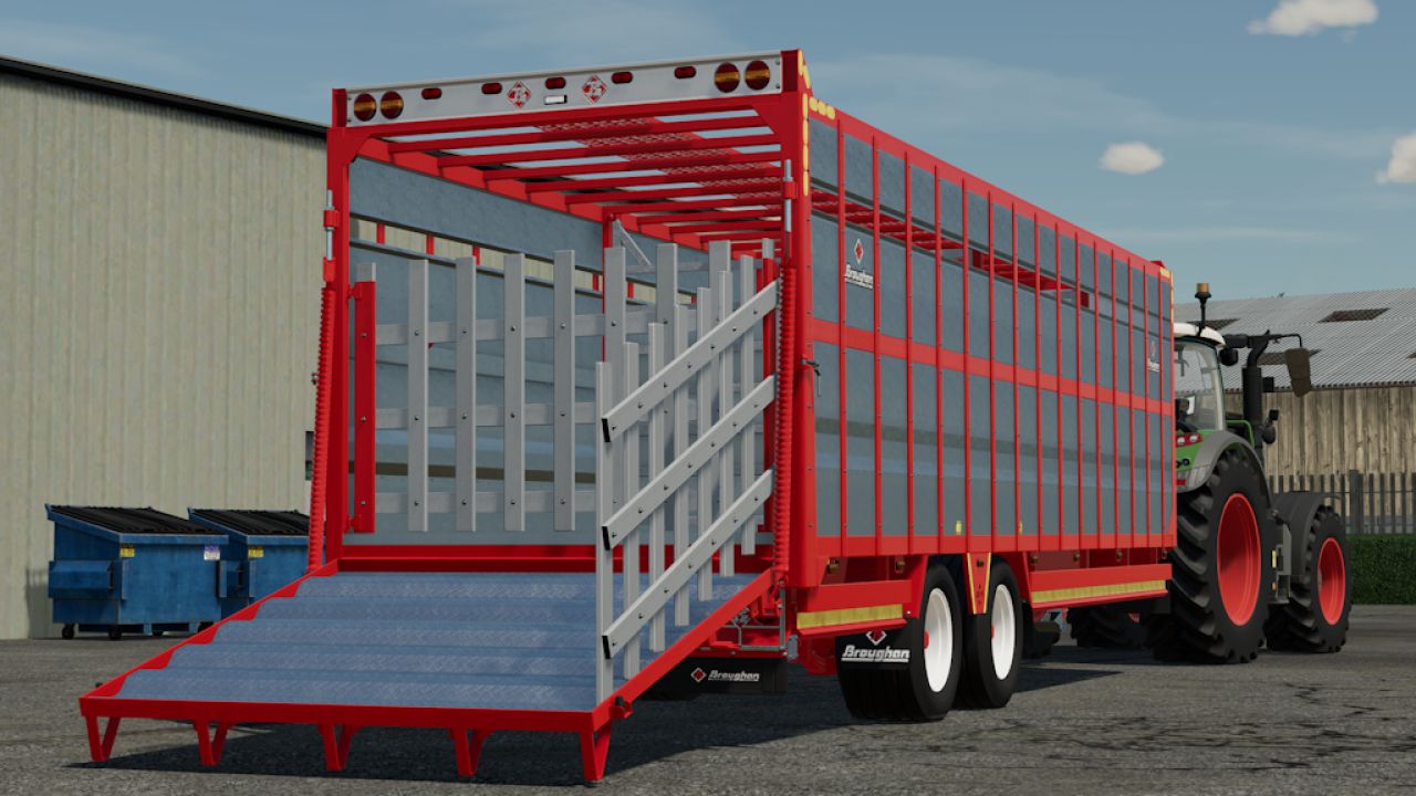 Broughan 28 Ft Animal Trailer