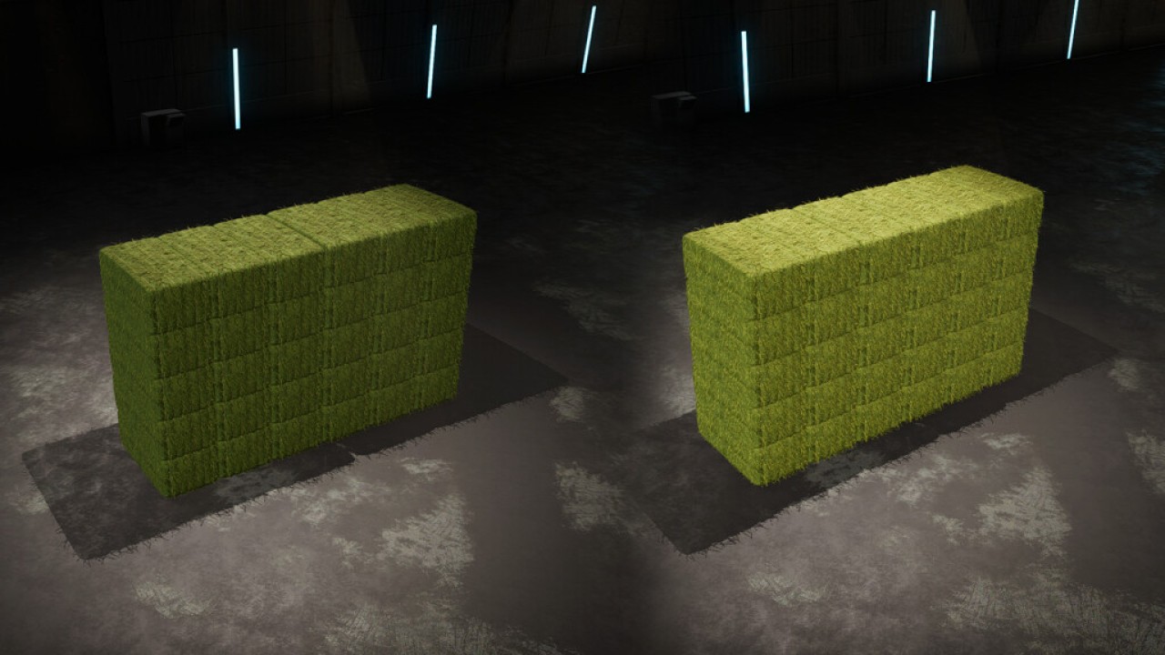 Buyable Large Stack Of Bales