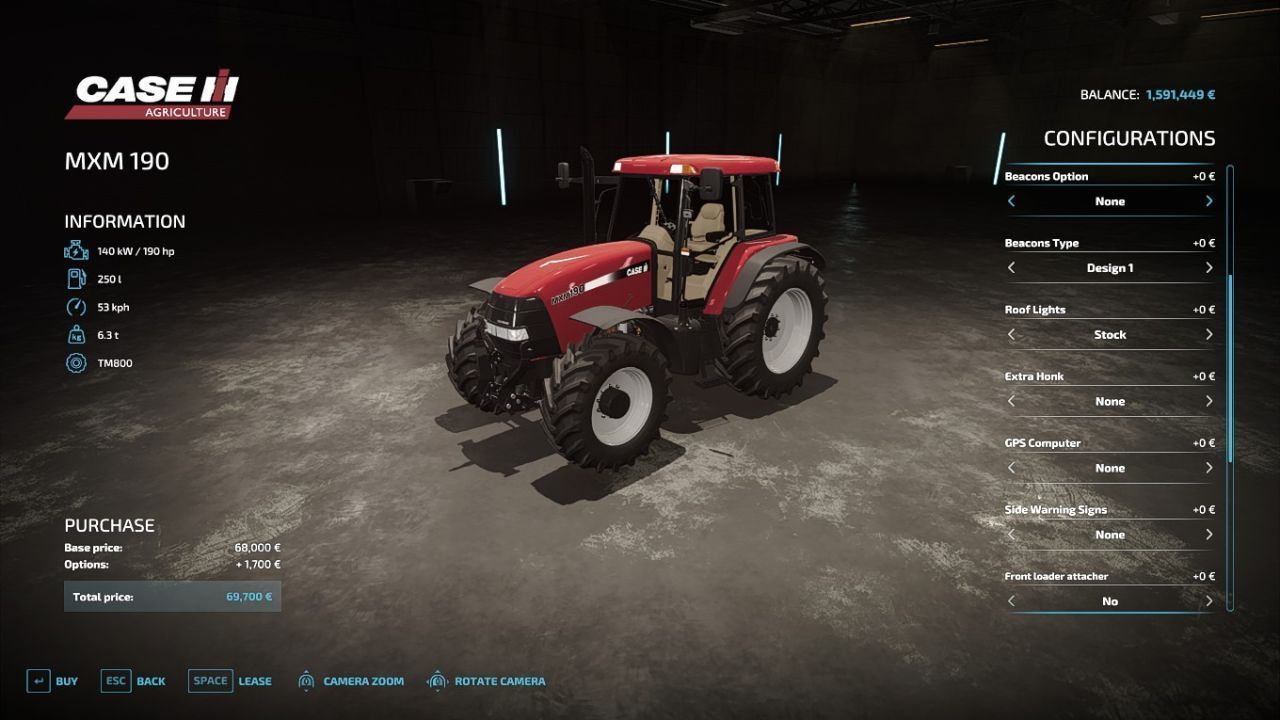 Case IH MXM 190