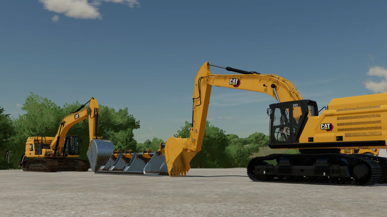 CAT 349 - 352 Next Gen Pack FS22 - KingMods