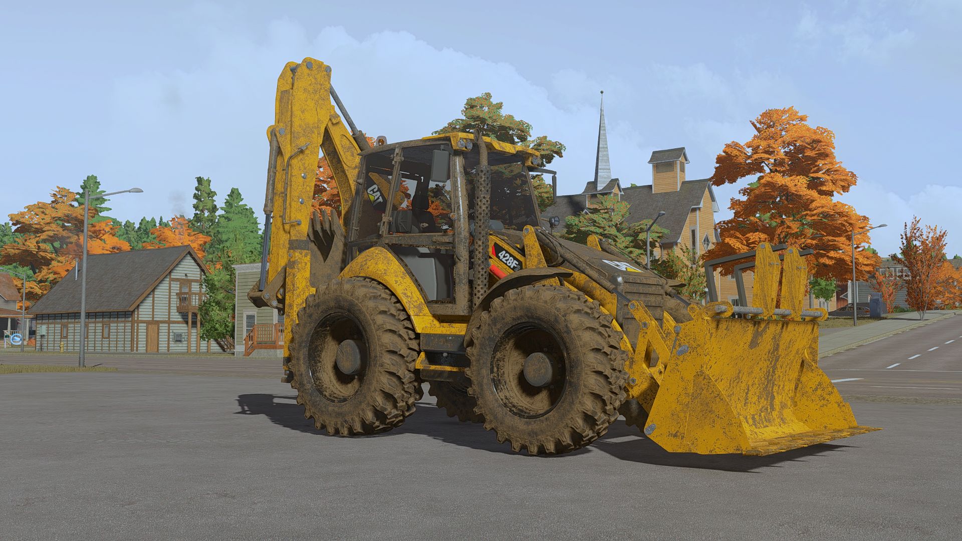 CAT 428-444 Pack FS22 - KingMods